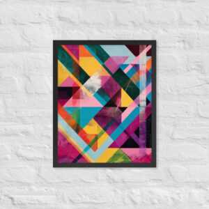 Geometric Shaped Framed Wall Art