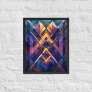 Geometric Shaped Framed Wall Art