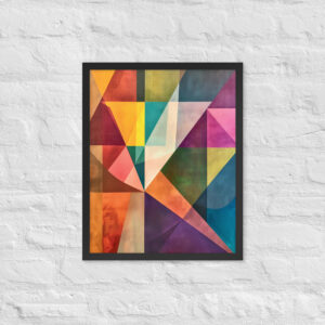 Geometric Shaped Framed Wall Art